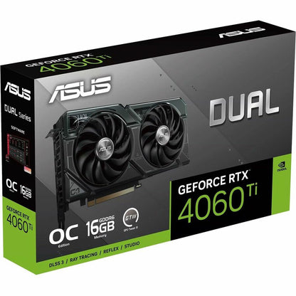 Carte graphique Asus NVIDIA GeForce RTX 4060 Ti - 16 Go GDDR6 DUAL-RTX4060TI-O16G
