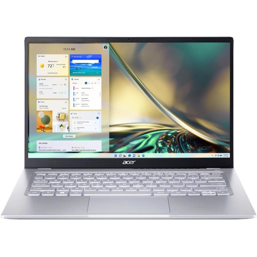 Ordinateur portable Acer Swift 3 SF314-44 SF314-44-R9LL 14" - Full HD - 1920 x 1080 - AMD Ryzen 7 5825U Octa-core (8 cœurs) 2 GHz - 16 Go de RAM totale - 1 To de SSD - Argent pur NX.K0UAA.003
