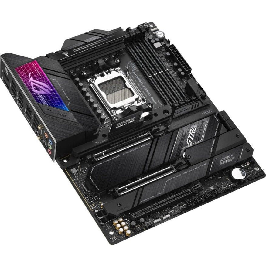 Asus ROG Strix X670E-E GAMING WIFI Gaming Desktop Motherboard - AMD X670 Chipset - Socket AM5 - ATX ROGSTRIXX670E-EGAMINGWIFI
