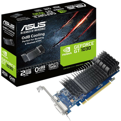 Carte graphique Asus NVIDIA GeForce GT 1030 - 2 Go GDDR5 - Profil bas GT1030-2G-CSM