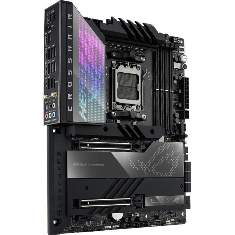 Carte mère de bureau gaming Asus ROG Crosshair X670E HERO - Chipset AMD X670 - Socket AM5 - ATX ROGCROSSHAIRX670EHERO