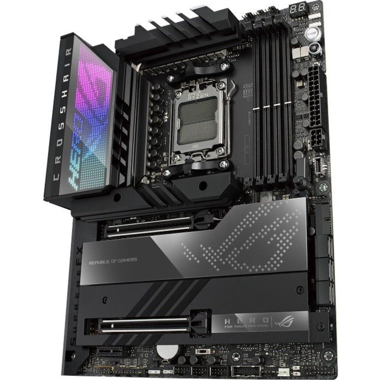 Carte mère de bureau gaming Asus ROG Crosshair X670E HERO - Chipset AMD X670 - Socket AM5 - ATX ROGCROSSHAIRX670EHERO