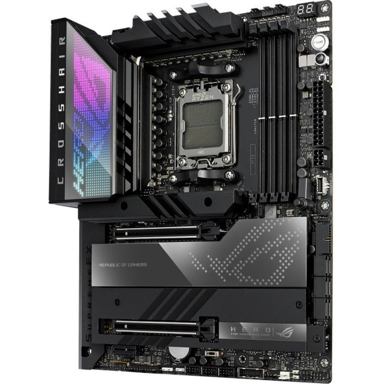 Carte mère de bureau gaming Asus ROG Crosshair X670E HERO - Chipset AMD X670 - Socket AM5 - ATX ROGCROSSHAIRX670EHERO