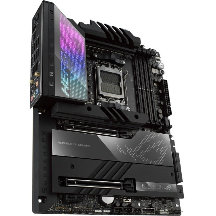 Carte mère de bureau gaming Asus ROG Crosshair X670E HERO - Chipset AMD X670 - Socket AM5 - ATX ROGCROSSHAIRX670EHERO