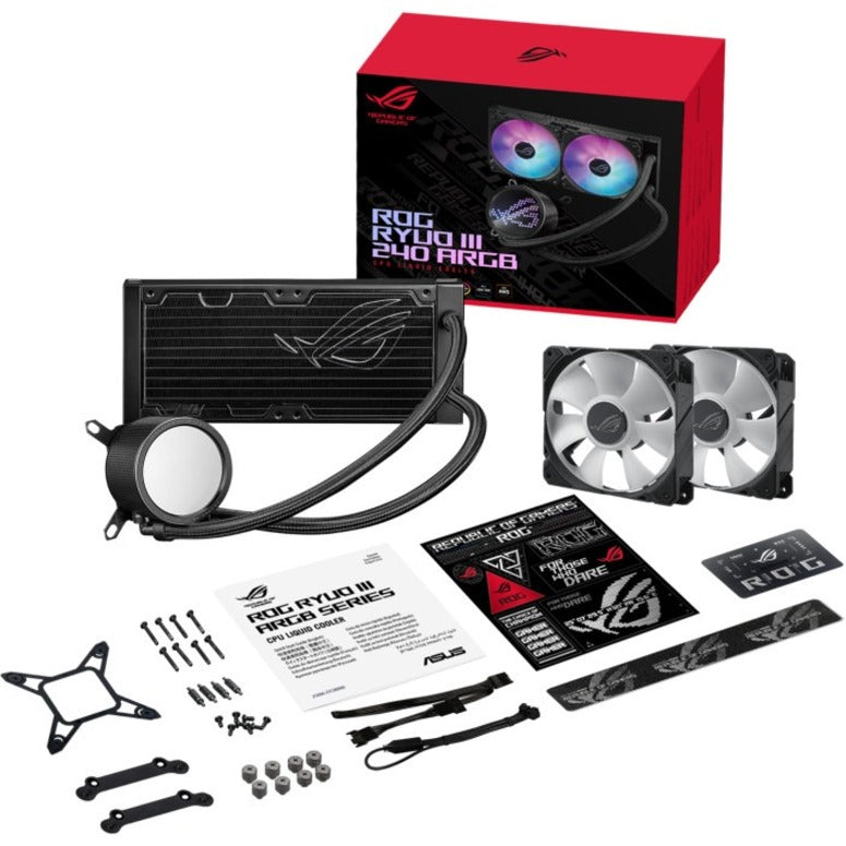 Ventilateur de refroidissement/radiateur/bloc d'eau/pompe Asus Ryuo III 240 ARGB ROGRYUOIII240ARGB-