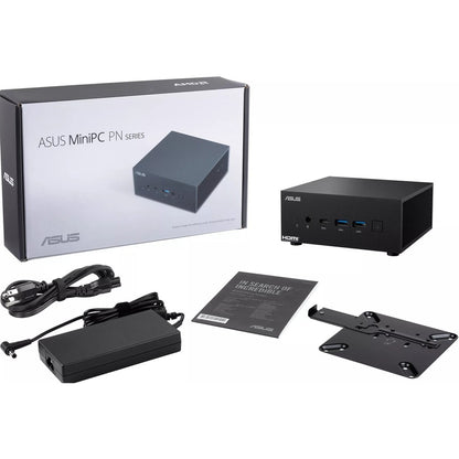 Asus ExpertCenter PN52-BB5000X1TD-NL Barebone System - Mini PC - 1 x Processor Support - AMD Ryzen 5 5600H Hexa-core (6 Core) PN52-BB5000X1TD-NL