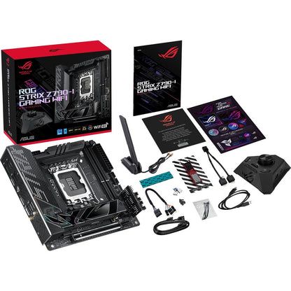 Carte mère de bureau gaming Asus ROG Strix STRIX Z790-I GAMING WIFI - Chipset Intel Z790 - Socket LGA-1700 - Mini ITX ROGSTRIXZ790-IGAMINGWIFI
