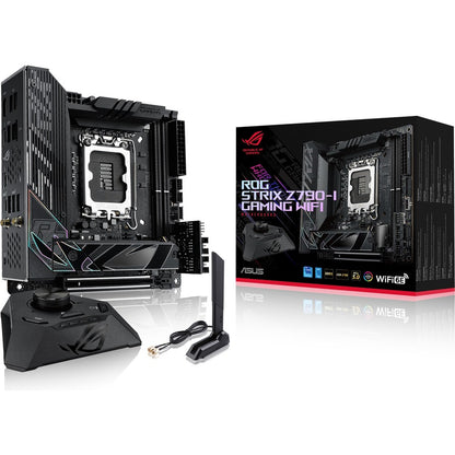 Carte mère de bureau gaming Asus ROG Strix STRIX Z790-I GAMING WIFI - Chipset Intel Z790 - Socket LGA-1700 - Mini ITX ROGSTRIXZ790-IGAMINGWIFI