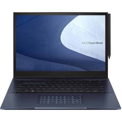 Asus ExpertBook B7 Flip B7402F B7402FBA-Q73P-CB 14" Touchscreen Convertible 2 in 1 Notebook - Intel Core i7 12th Gen i7-1260P Dodeca-core (12 Core) 2.10 GHz - 32 GB Total RAM - 1 TB SSD - Star Black B7402FBA-Q73P-CB