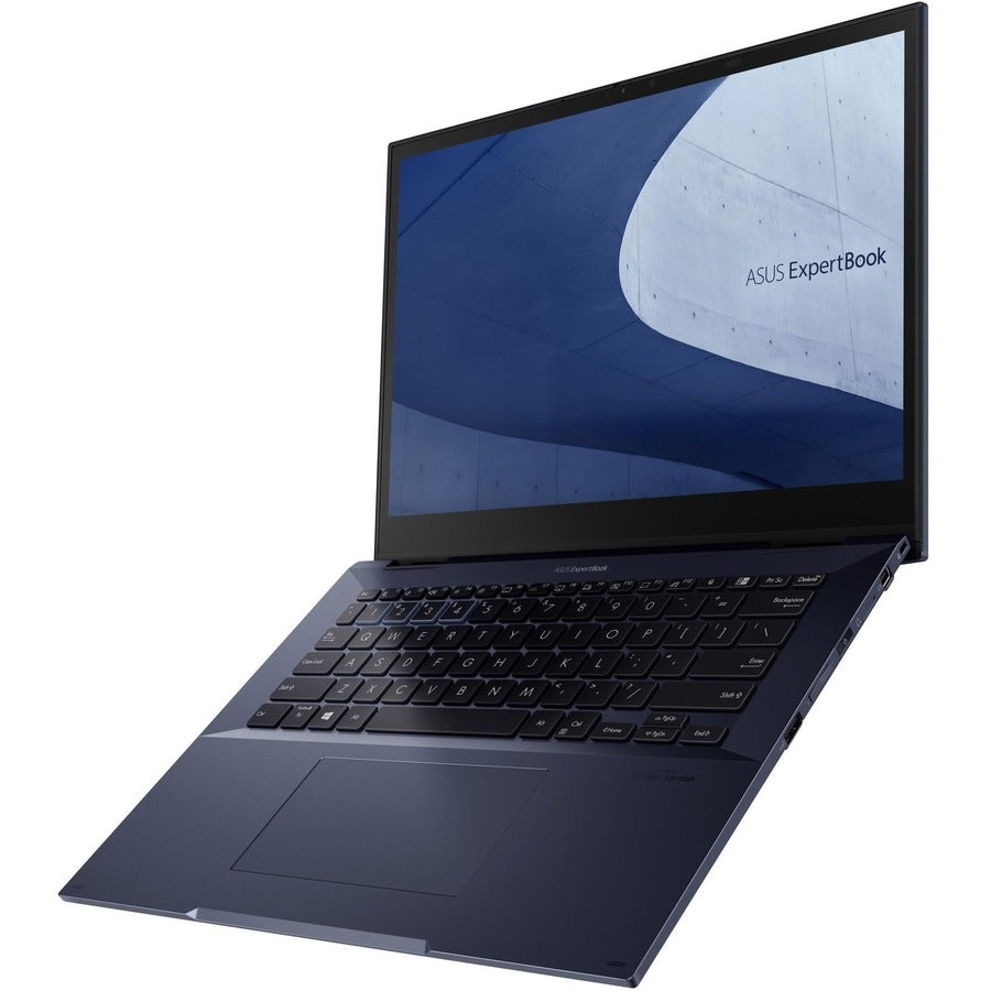 Asus ExpertBook B7 Flip B7402F B7402FBA-Q73P-CB 14" Touchscreen Convertible 2 in 1 Notebook - Intel Core i7 12th Gen i7-1260P Dodeca-core (12 Core) 2.10 GHz - 32 GB Total RAM - 1 TB SSD - Star Black B7402FBA-Q73P-CB