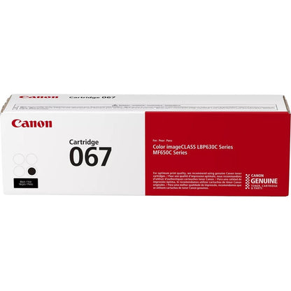 Cartouche de toner laser d'origine Canon 067 à rendement standard - Noir - 1 paquet 5102C001