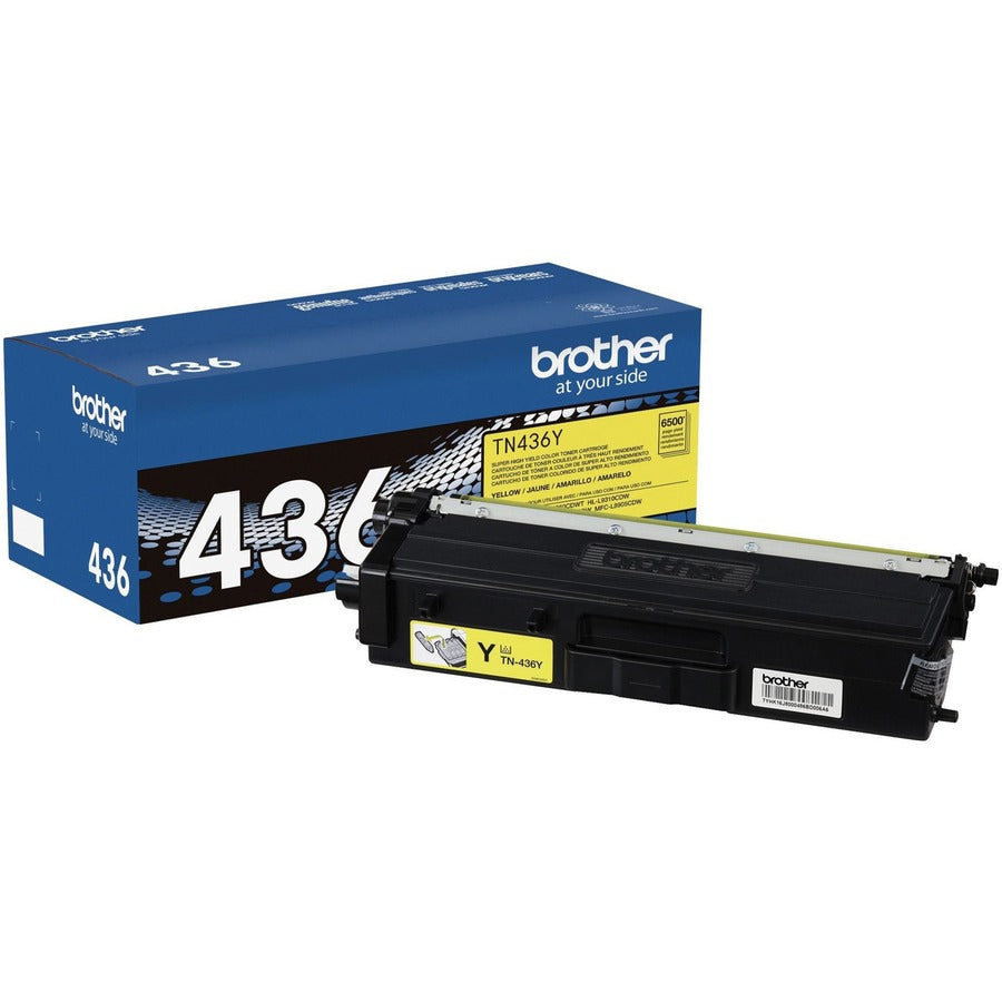 Cartouche de toner laser d'origine Brother TN436Y - Jaune - 1 unité TN436Y