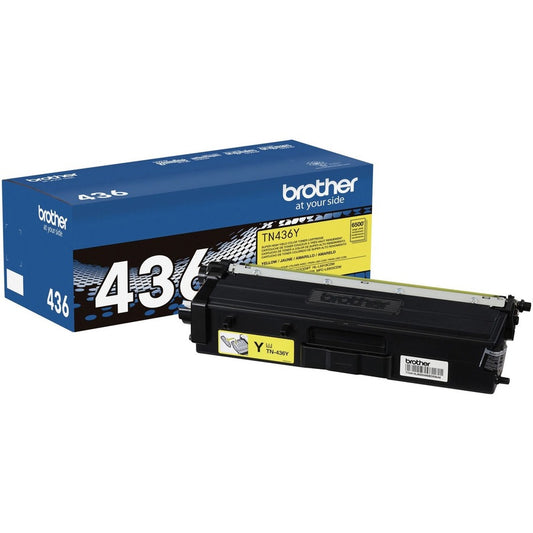 Cartouche de toner laser d'origine Brother TN436Y - Jaune - 1 unité TN436Y