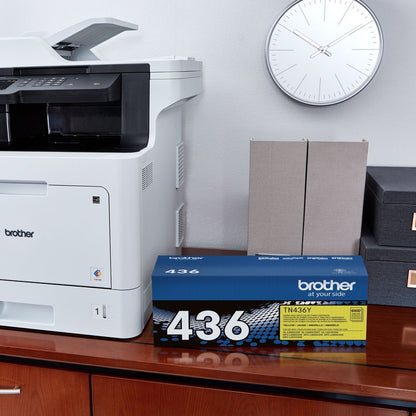 Cartouche de toner laser d'origine Brother TN436Y - Jaune - 1 unité TN436Y