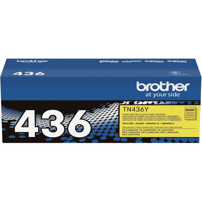 Cartouche de toner laser d'origine Brother TN436Y - Jaune - 1 unité TN436Y