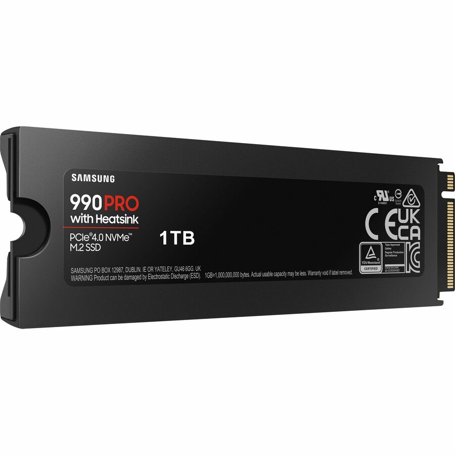Disque SSD Samsung 990 PRO 1 To - M.2 2280 interne - PCI Express NVMe (PCI Express NVMe 4.0 x4) MZ-V9P1T0CW