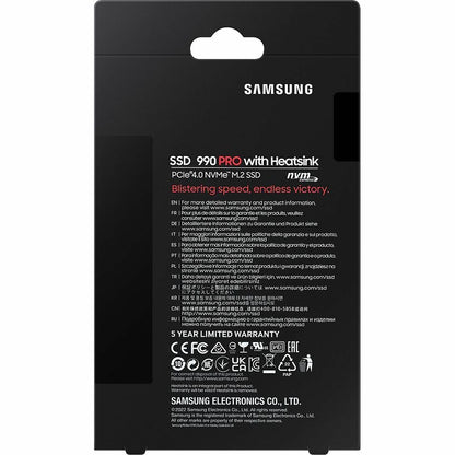 Disque SSD Samsung 990 PRO 1 To - M.2 2280 interne - PCI Express NVMe (PCI Express NVMe 4.0 x4) MZ-V9P1T0CW
