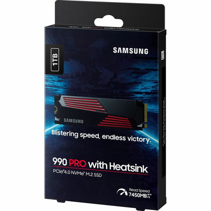 Disque SSD Samsung 990 PRO 1 To - M.2 2280 interne - PCI Express NVMe (PCI Express NVMe 4.0 x4) MZ-V9P1T0CW