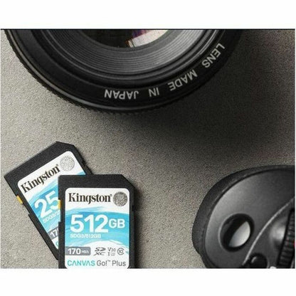 Carte mémoire Kingston Canvas Go! Plus 512 Go Classe 10/UHS-I (U3) V30 SDXC SDG3/512GBCR