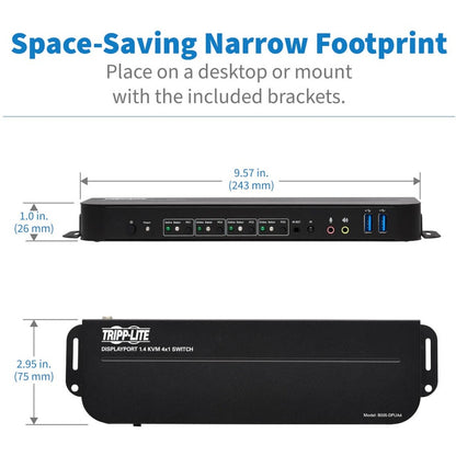 Tripp Lite B005-DPUA4 4-Port DisplayPort/USB KVM Switch B005-DPUA4