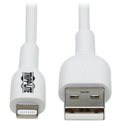Câble de transfert de données Lightning/USB Tripp Lite Safe-IT M100AB-01M-WH M100AB-01M-WH