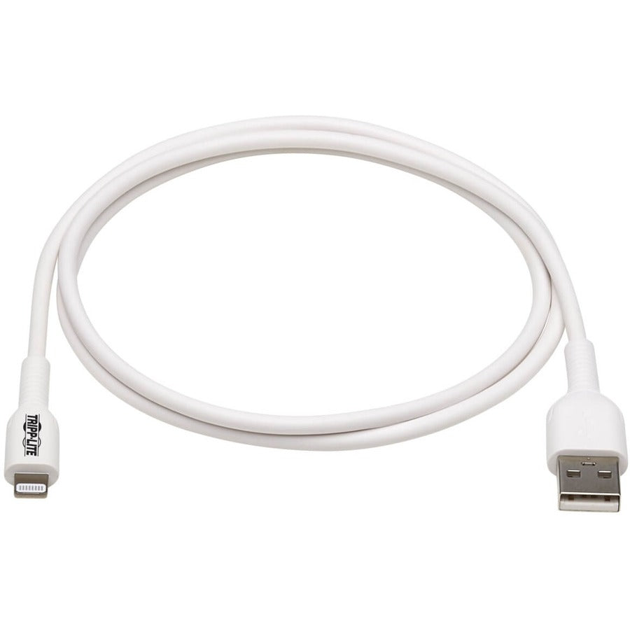 Câble de transfert de données Lightning/USB Tripp Lite Safe-IT M100AB-01M-WH M100AB-01M-WH