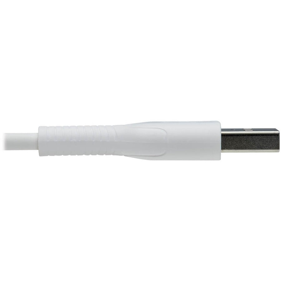 Câble de transfert de données Lightning/USB Tripp Lite Safe-IT M100AB-01M-WH M100AB-01M-WH