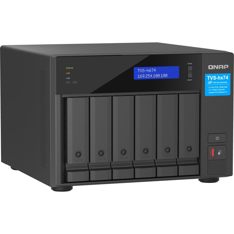 Système de stockage SAN/NAS QNAP TVS-h674-i5-32G TVS-H674-I5-32G-US