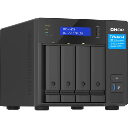 Système de stockage SAN/NAS QNAP TVS-h474-PT-8G TVS-H474-PT-8G-US
