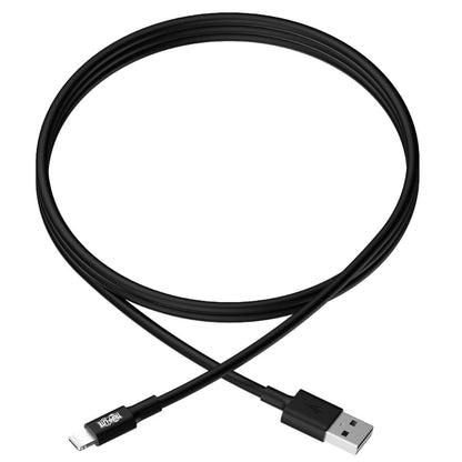 Tripp Lite 10in Lightning USB/Sync Charge Cable for Apple Iphone / Ipad Black 10" M100-10N-BK