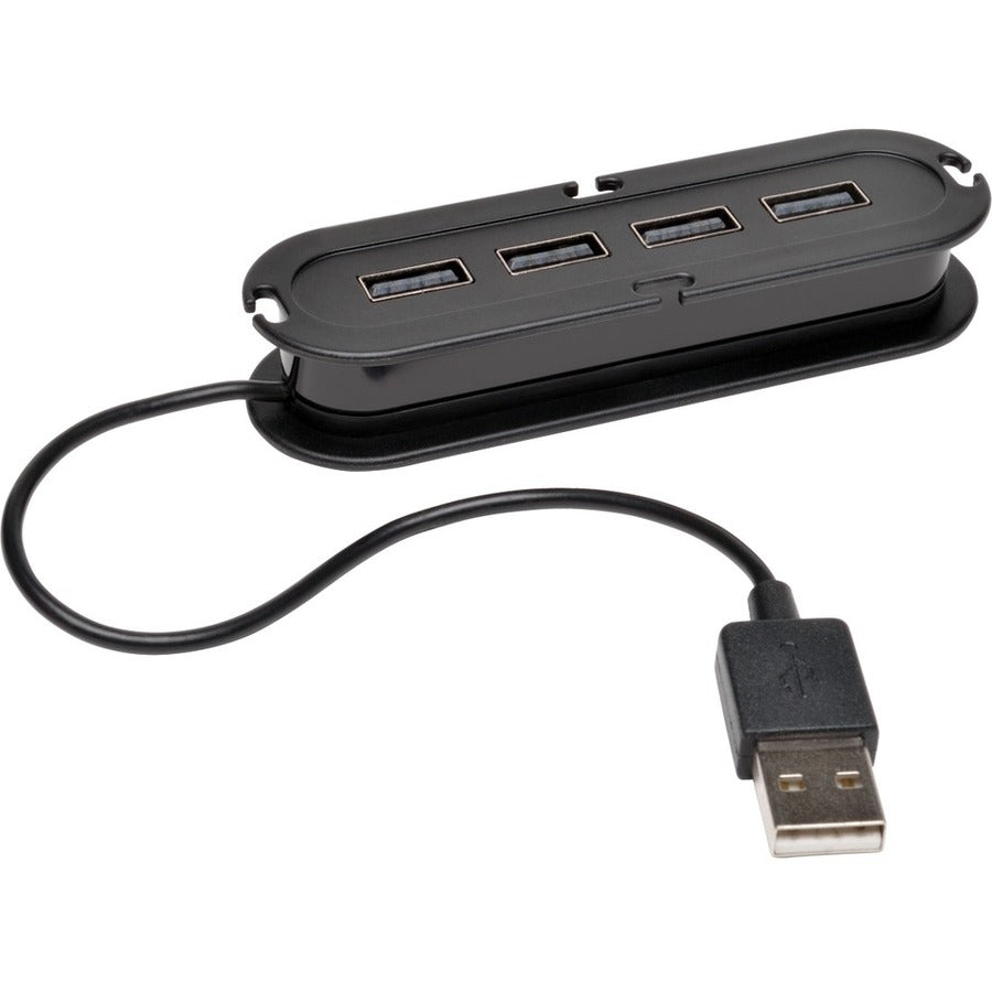 Tripp Lite 4-Port USB 2.0 Hi-Speed Ultra-Mini Hub with Power Adapter U222-004-R
