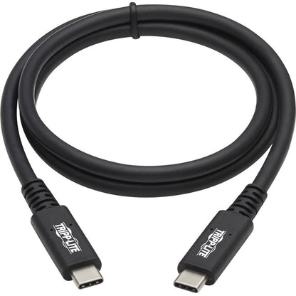 Câble USB4 40 Gbit/s Tripp Lite (M/M)-USB-C, 8K 60 Hz, charge PD 100 W, noir, 31 po (0,8 m) U520-31N