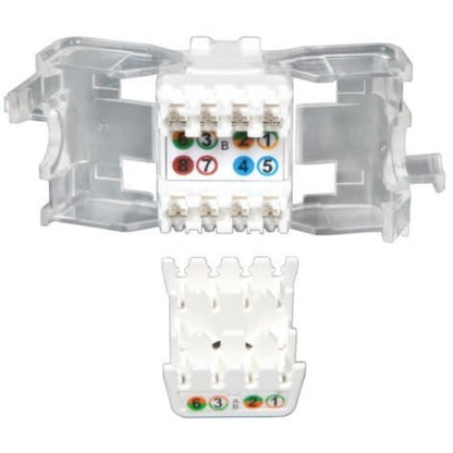 Prise Keystone Cat6/5e Tripp Lite N238-001-WH-TF N238-001-WH-TF