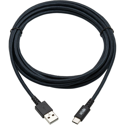 Câble USB-A vers USB-C ultra-résistant (M/M) Tripp Lite U038-010-GY-MAX, gris, 3 m (10 pi) U038-010-GY-MAX