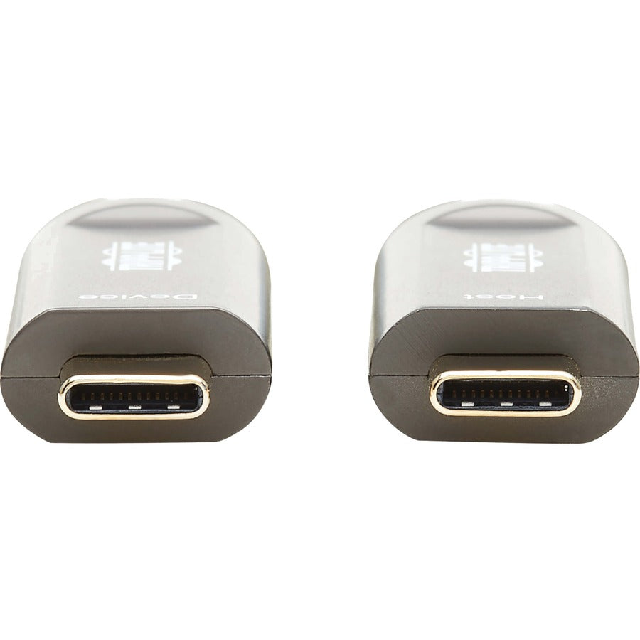 Tripp Lite USB 3.2 Gen 2 Fiber Active Optical Cable, M/M, 15 m (49 ft.) U420F-15M-D321