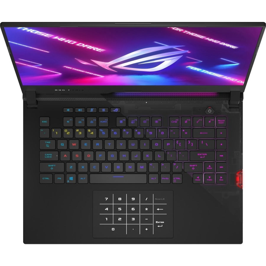 Ordinateur portable de jeu Asus ROG Strix SCAR 17 G733 G733PZ-XS96 17,3" - WQHD - 2560 x 1440 - AMD Ryzen 9 7945HX Hexadéca-core (16 cœurs) - 32 Go de RAM totale - 1 To SSD - Noir cassé G733PZ-XS96