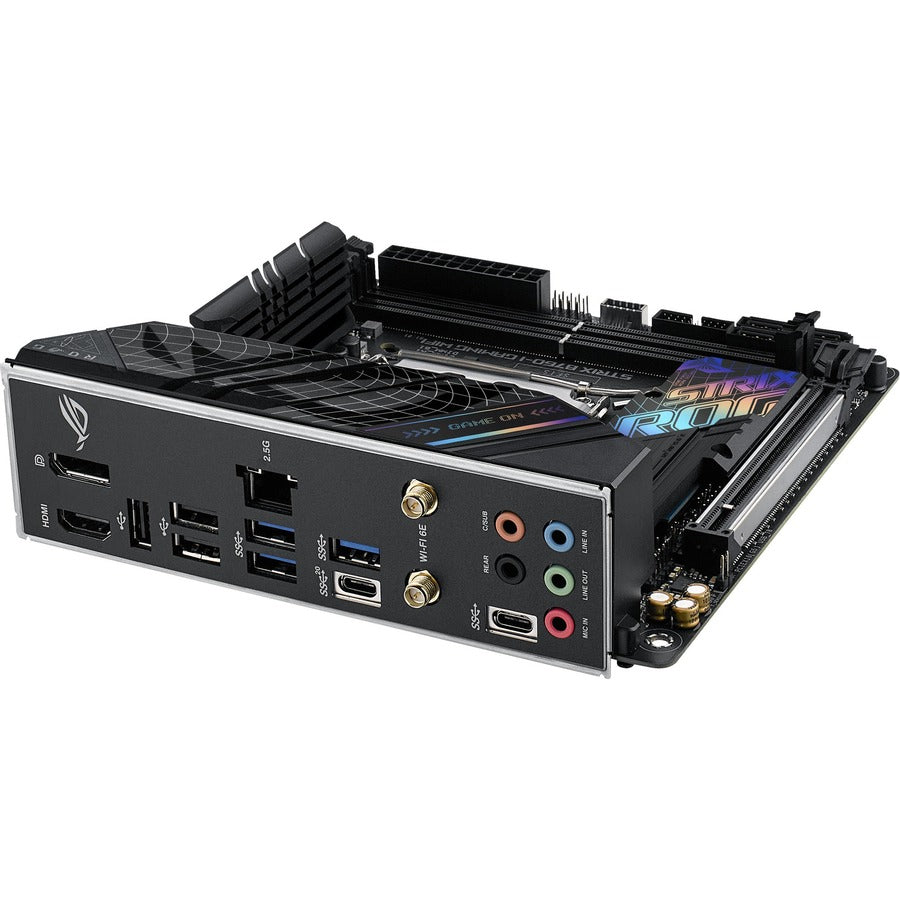 Carte mère de bureau gaming Asus ROG Strix B760-I GAMING WIFI - Chipset Intel B760 - Socket LGA-1700 - Mini ITX ROGSTRIXB760-IGAMINGWIFI