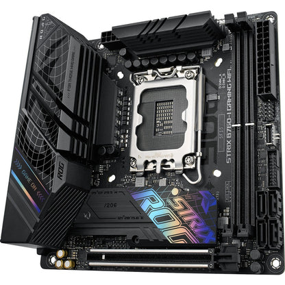 Carte mère de bureau gaming Asus ROG Strix B760-I GAMING WIFI - Chipset Intel B760 - Socket LGA-1700 - Mini ITX ROGSTRIXB760-IGAMINGWIFI