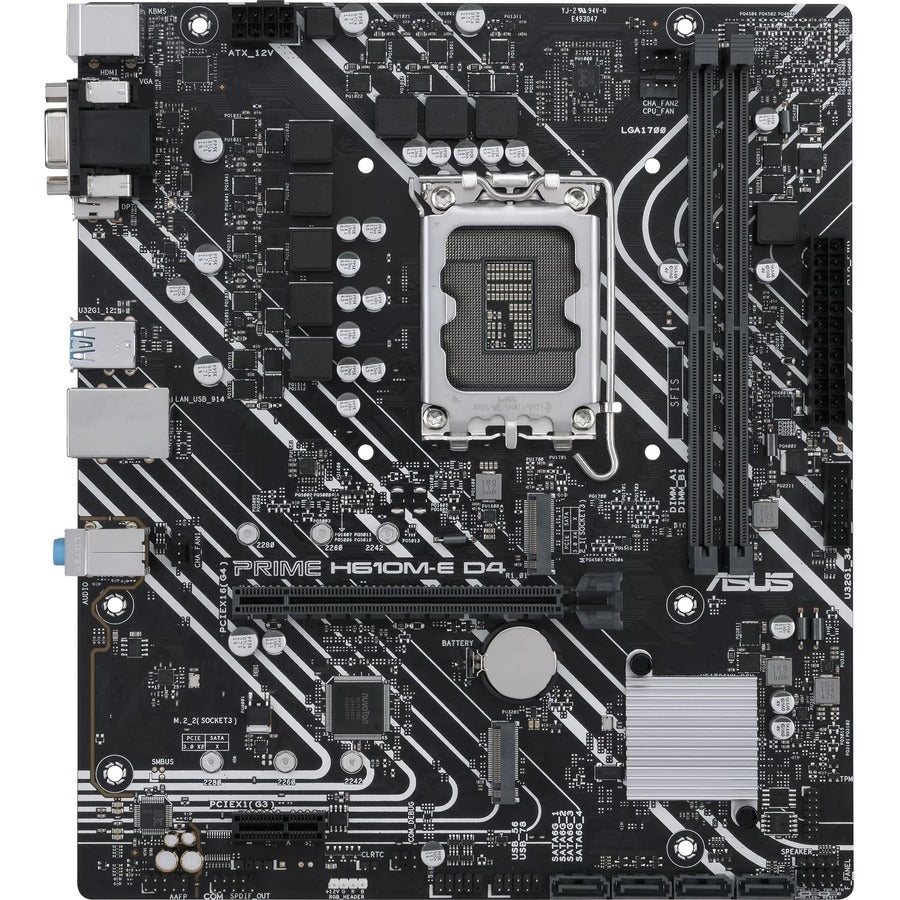 Carte mère de bureau Asus Prime H610M-E D4-CSM - Chipset Intel H610 - Socket LGA-1700 PRIME H610M-E D4-CSM