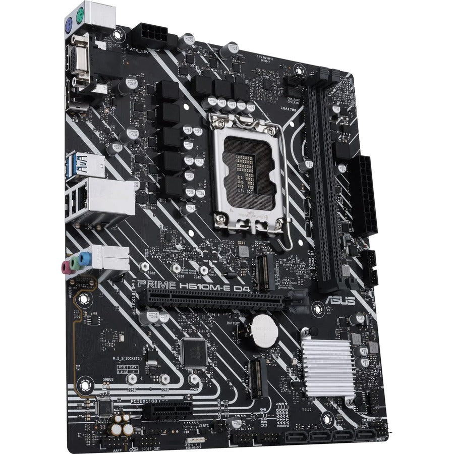 Carte mère de bureau Asus Prime H610M-E D4-CSM - Chipset Intel H610 - Socket LGA-1700 PRIME H610M-E D4-CSM