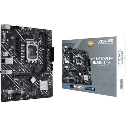 Carte mère de bureau Asus Prime H610M-E D4-CSM - Chipset Intel H610 - Socket LGA-1700 PRIME H610M-E D4-CSM