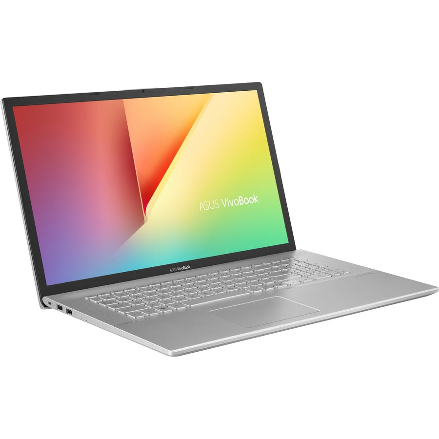 Asus VivoBook 17 X712 X712JA-QB31-CB Ordinateur portable 17,3" - HD+ - 1600 x 900 - Intel Core i3 10e génération i3-1005G1 Dual-core (2 cœurs) 1,20 GHz - 8 Go de RAM totale - 8 Go de mémoire embarquée - SSD 512 Go - Argent transparent X712JA-QB31-CB