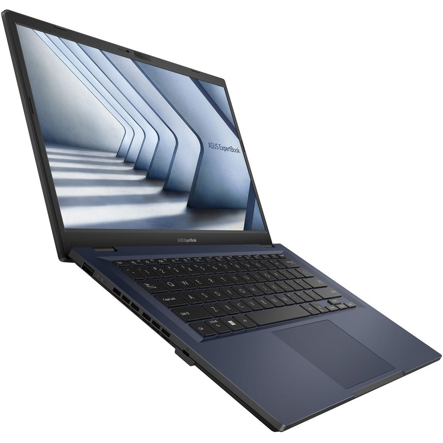 Asus ExpertBook B1 B1402 B1402CBA-C71P-CA 14" Notebook - Full HD - 1920 x 1080 - Intel Core i7 12th Gen i7-1255U Deca-core (10 Core) 1.70 GHz - 16 GB Total RAM - 512 GB SSD - Star Black B1402CBA-C71P-CA