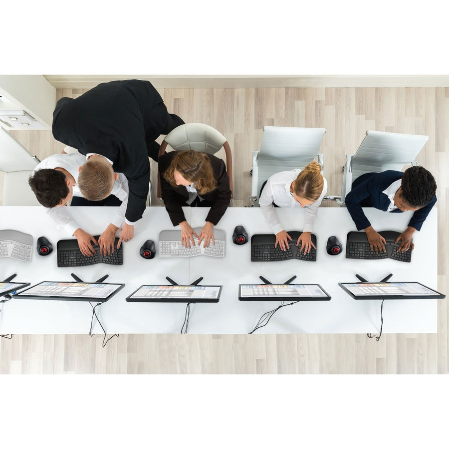 Trackball sans fil Kensington Orbit avec bague de défilement - Noir K70990WW