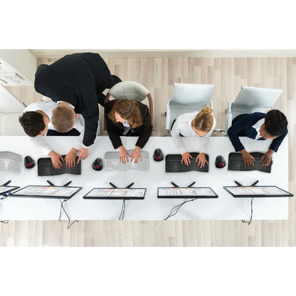 Trackball sans fil Kensington Orbit avec bague de défilement - Noir K70990WW