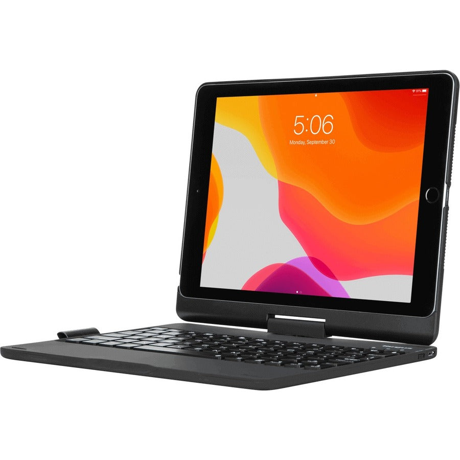 Targus VersaType THZ857US Keyboard/Cover Case for 10.2" to 10.5" Apple iPad (7th Generation), iPad Pro, iPad Air Tablet - Black THZ857US