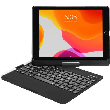 Targus VersaType THZ857US Keyboard/Cover Case for 10.2" to 10.5" Apple iPad (7th Generation), iPad Pro, iPad Air Tablet - Black THZ857US