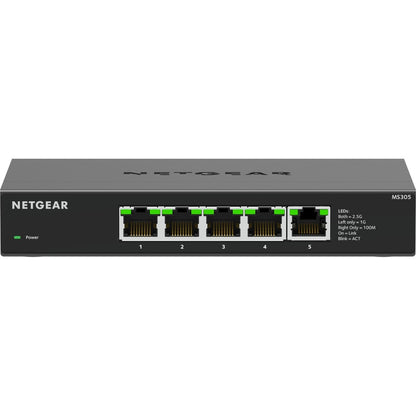 Commutateur Ethernet non géré multi-Gigabit (2,5 G) à 5 ports Netgear MS305-100NAS