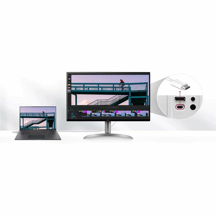 LG 32UQ750-W 31.5" 4K UHD LCD Monitor - 16:9 32UQ750-W