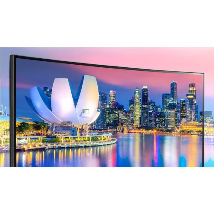 Moniteur LED incurvé LG Ultrawide 34BQ77QB-B 34" avec webcam UW-QHD - 21:9 - Noir texturé 34BQ77QB-B